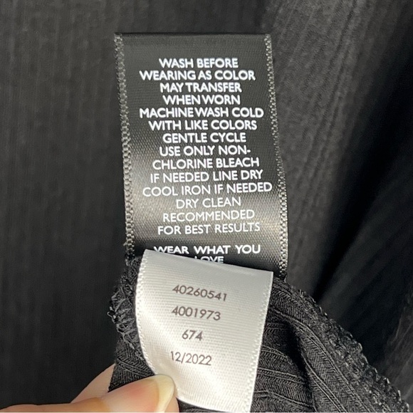 Black Ribbed Lace Raglan Tee Plus Size 5X (28) Super Soft Whimsigoth Henley Top - Picture 7 of 10